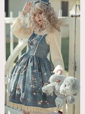 Infanta Broken Dolls Gothic Lolita Dress JSK (IN835)